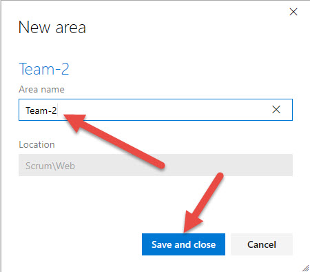 Team-2 area path